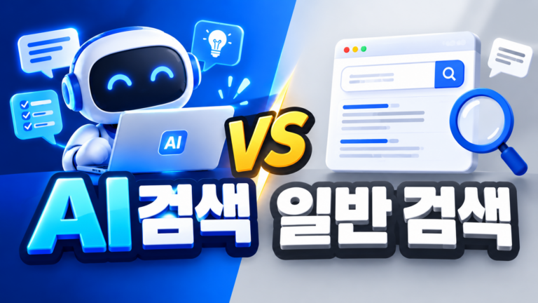 AI 검색과 일반 검색의 차이｜어떤 검색 방법을 사용해야 할까?