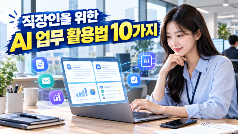 직장인을 위한 AI 업무 활용법 10가지