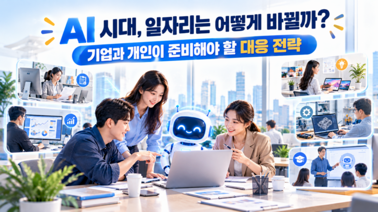 AI 시대, 일자리는 어떻게 바뀔까? 기업과 개인이 준비해야 할 대응 전략