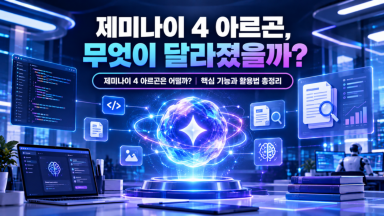 제미나이 4 아르곤은 어떨까?｜핵심 기능과 활용법 총정리